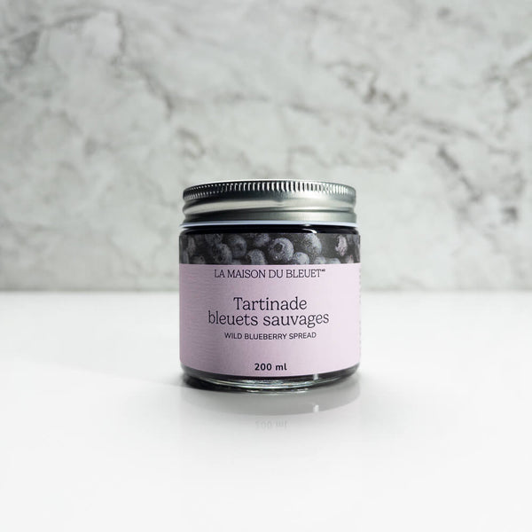 Tartinade de bleuets sauvages en pot de 200ml