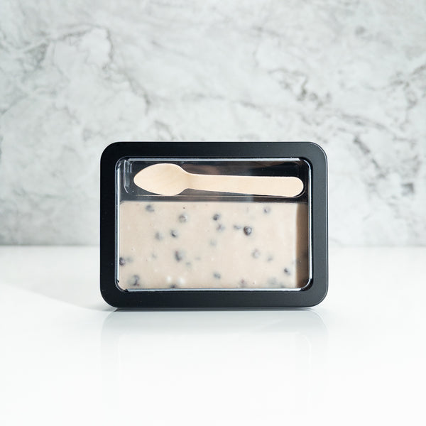 Fudge aux bleuets sauvages et chocolat en boite