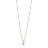 CLARA crystal cross necklace